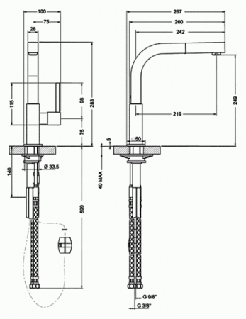 Смеситель SMEG mdq5-cr