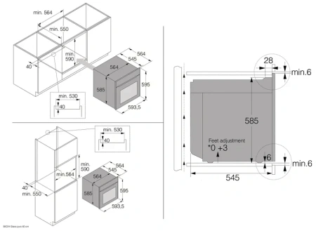 Духовой шкаф ASKO OTP56BGH