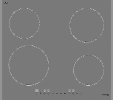 Варочная поверхность KORTING HI 64560 BGR