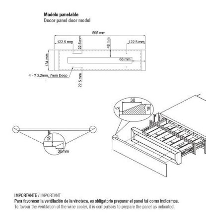 Винный шкаф PANDO PVMC 15-5 PA