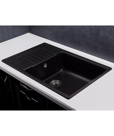 Кухонная мойка KUPPERSBERG ROYS 1B1D BLACK METALLIC