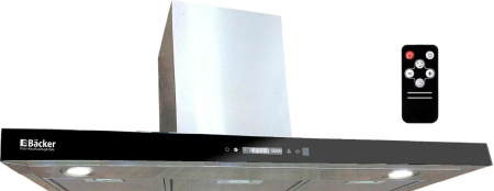 Вытяжка BACKER CH90E-TGL200 SSBK Glass