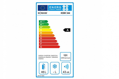 Винный шкаф BOMANN KSW 344 СЕРЕБРО