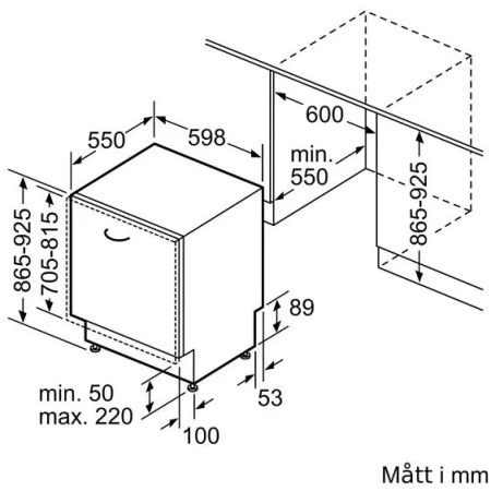 Посудомоечная машина BOSCH SBH4HVX00E