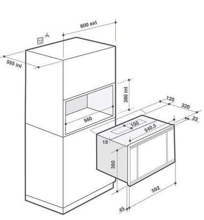 Микроволновая печь BRANDT BMG2120B