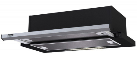 Вытяжка KRONASTEEL KAMILLA slim 600 black/inox (2 мотора)