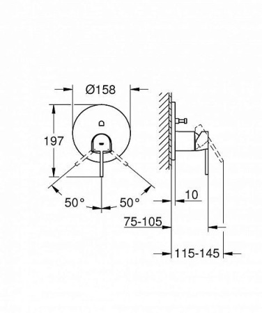 Смеситель GROHE Plus 24060003