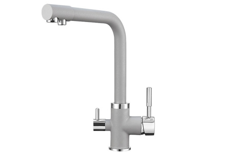 Смеситель GRANULA GR-2015 алюминиум