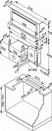 Вытяжка MIELE DA6890 сталь