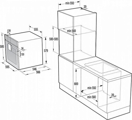 Духовой шкаф GORENJE BO747ST