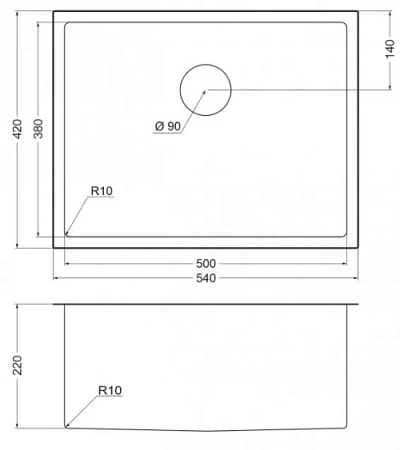Кухонная мойка EMAR EMB-123 PVD Nano Golden