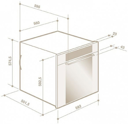 Духовой шкаф DE DIETRICH dop 1140 w