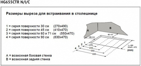 Поверхность KORTING hg 655 ctrn