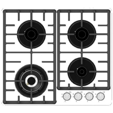 Варочная поверхность RODMANS Studio BHG 6412 TDS WH