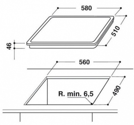 Варочная панель Ariston HR 629 C