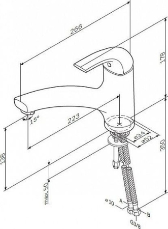 Смеситель AM.PM Sense F7500032 хром