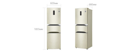 Холодильник LG GC-B303SEHV бежевый