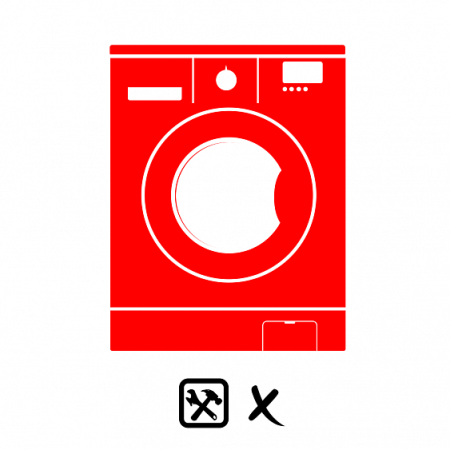 Установка соло стиральных и сушильных машин стандартная