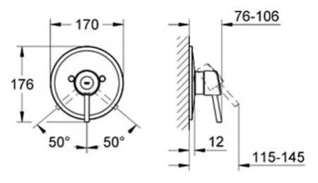 Смеситель GROHE Concetto 19345000