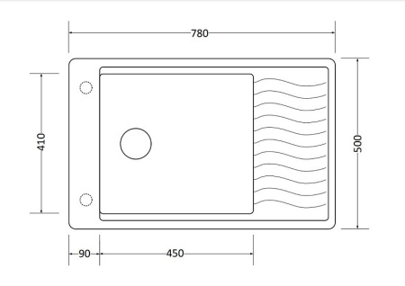 Кухонная мойка KUPPERSBERG MILA 1B1D SAND