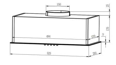 Вытяжка DELONGHI Cedro 510 NM