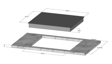 Варочная поверхность NORDEN Aztech 6L3GT MBL FFD