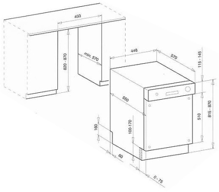 Посудомоечная машина KAISER S 45 I 84 XL