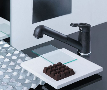 Смеситель OMOIKIRI Tateyama-S-BL/латунь/гранит/черный 4994136