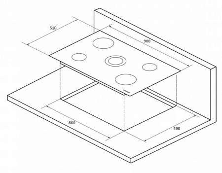 Варочная поверхность KUPPERSBERG ESO 905 F