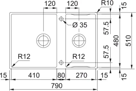 Кухонная мойка FRANKE BWX 220-41-27 (127.0579.559)