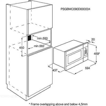 Микроволновая печь AEG mcd 2664 e-m