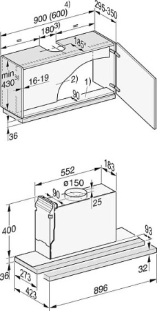 Вытяжка MIELE DAS 2920