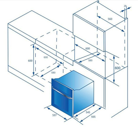 Духовой шкаф HAIER HOQ-P16AN5GB