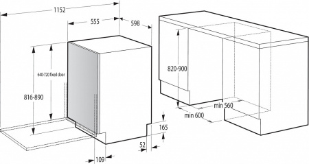 Посудомоечная машина GORENJE GV16D