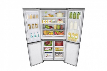Холодильник LG GC-B22FTMPL серебристый