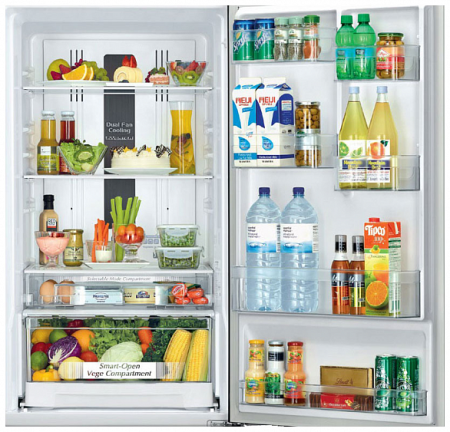 Холодильник HITACHI R-B 502 PU6 GGR графитовое стекло