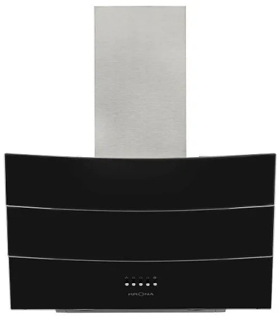 Вытяжка KRONA INGA 600 inox/black push button