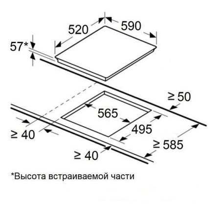 Варочная поверхность MAUNFELD CVI594MBGBR