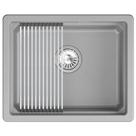 Кухонная мойка GRANULA KS-5501iU алюминиум