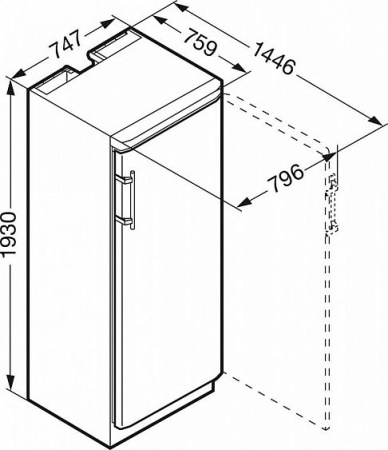 Винный шкаф LIEBHERR wkt 6451-20 001