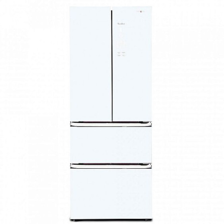 Холодильник TESLER RFD-361I WHITE GLASS
