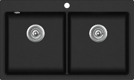 Кухонная мойка AQUASANITA Magna SQM200AW (black metallic 601)