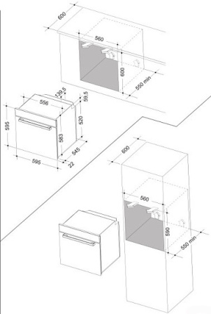 Духовой шкаф DELONGHI NSM 7 NL RF RUS