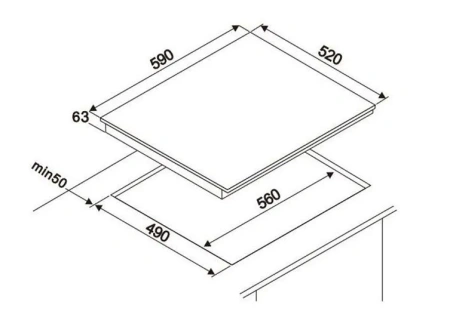 Варочная поверхность DELONGHI ELETTRA 4B1P CR