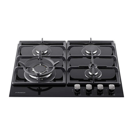 Встраиваемая газовая варочная панель Pyramida PFG 647 BLACK LUXE