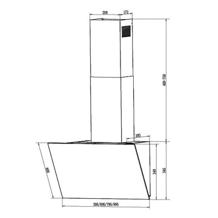 Вытяжка FABER VELA BK 60 (330.0702.907)