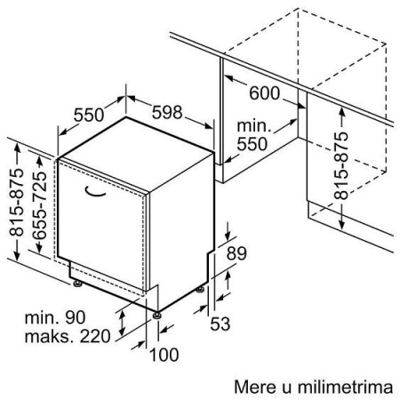 Посудомоечная машина BOSCH SMV46KX55E