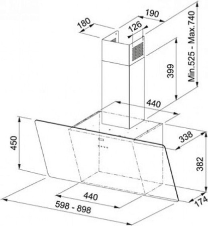 Вытяжка FRANKE 110.0361.903 FRANKE FPJ 615 V WH A