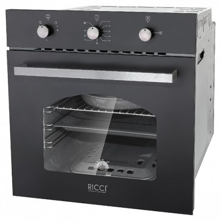 Газовый духовой шкаф Ricci RGO-611 BL