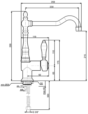 Смеситель SMEG MIR6RA-2